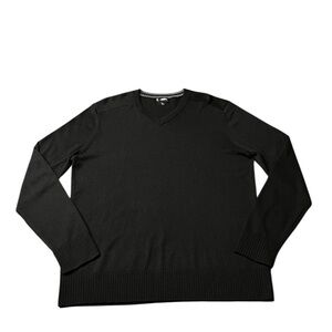 Men's Black V-Neck Smartwool Sweater Est Size Large